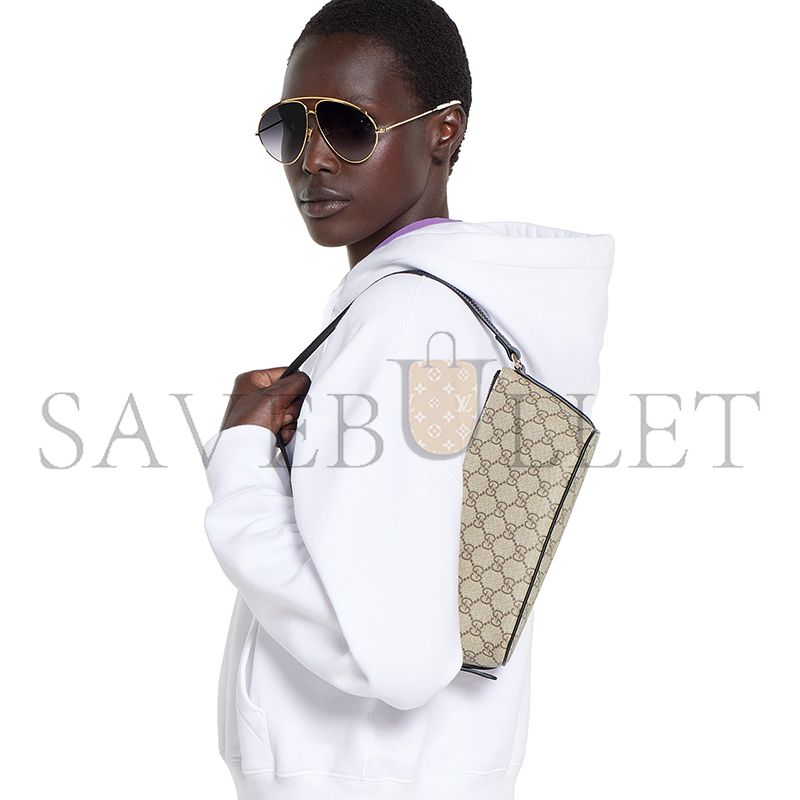 GUCCI GG EMBLEM SMALL SHOULDER BAG ‎847281 (27*10.5*9cm)